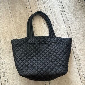 MZ Wallace Medium Quilted Black Tote Bag